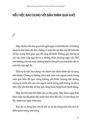 Đừng Cố Làm Người Tốt Trong Mắt Tất Cả Mọi Người