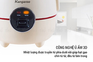 Nồi Cơm Điện Kangaroo KG823 (1.2 Lít) - Hàng chính hãng