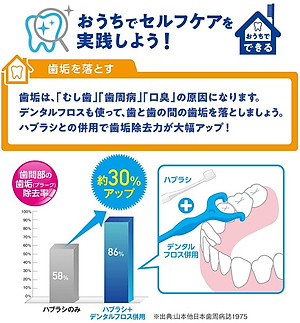 Cuộn chỉ nha khoa Lion Clinica Advantage 40m làm sạch các mảng bám giữa kẽ răng & ngăn ngừa các bệnh lý về răng miệng - Made in Japan