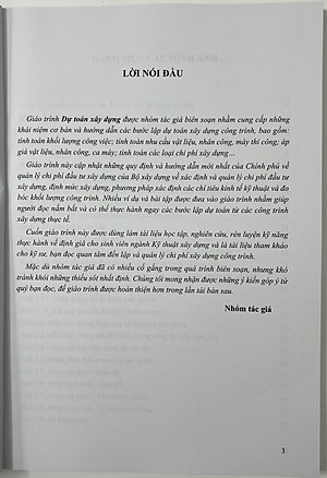 Sách - Giáo Trình Dự Toán Xây Dựng