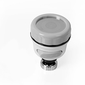 Cần vòi chén lò xo, cong bẻ thay thế cho vòi rửa chén, có đầu chỉnh nhựa 3 chế độ nước