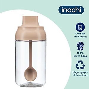 Bộ 2 hộp gia vị Tritan Yoko - Chính hãng Inochi - tiêu chuẩn nhật bản