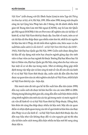 Cơ cấu Kinh Tế Xã Hội Việt Nam Thời Thuộc Địa (1858-1945)