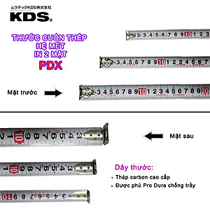 THƯỚC CUỐN THÉP HỆ MÉT KDS PDX
