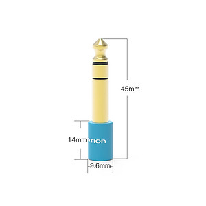 Đầu chuyển Audio 6.5mm (M) sang 3.5mm (F) Vention VAB-S01-L - Hàng chính hãng