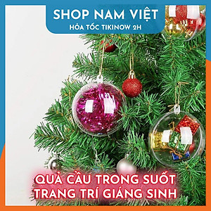 Quả Cầu Nhựa Trong Suốt Trang Trí Tiệc Cưới, Giáng Sinh