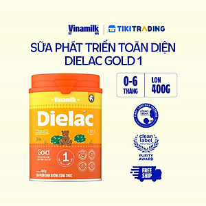 Sữa Bột Vinamilk Dielac Alpha Gold IQ Step 1 Hộp Thiếc (400g)