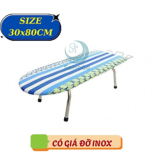 Bàn Ủi Di Động 30x80cm – Gọn Nhẹ, Tiện Mọi Lúc -Bàn Kê Ủi Thông Minh – Quần Áo Luôn Phẳng Phiu -Bàn Ủi Mini Chân Inox Chắc Chắn – Đẹp & Bền
