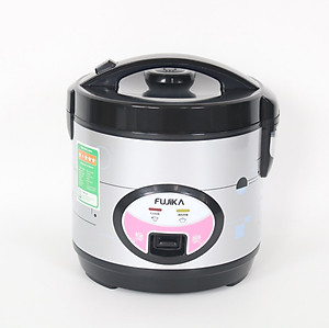 Nồi Cơm Điện 1L Fujika FJ-NC1005 Công Suất 400W Lồng Men Chống Dính Cho 2,3 Người Ăn (Mẫu Ngẫu Nhiên)-Hàng Chính Hãng