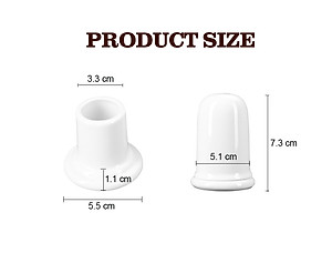 Ống tăm tròn có nắp Hủ đựng tăm bằng sứ có nắp của Long Phương