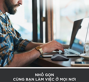 Chuột không dây Logitech B175 - đầu thu USB 2.4Ghz, pin 1 năm, nhỏ gọn, thiết kế thuận cả 2 tay, phù hợp PC/ Laptop - Hàng chính hãng