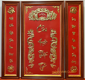 LIỄN THỜ GIA TIÊN - CỬU HUYỀN THẤT TỔ ( Đồng vàng nguyên chất )