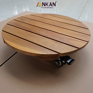 Đế Lót Chậu Cây Có Bánh Xe Cao Cấp Đường Kính 35cm Tải Trọng 150Kg, Để Di Chuyển Chậu Cây Thường Xuyên