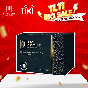 Xà bông Hương Nước Hoa Woody Urban thương hiệu SIGSCENT 90g