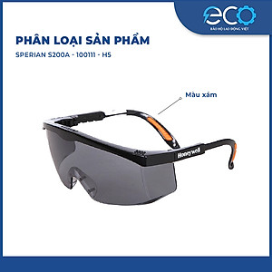 Kính bảo hộ chống bụi, Chống tia UV Sperian S200A cản bụi khi đi ngoài đường