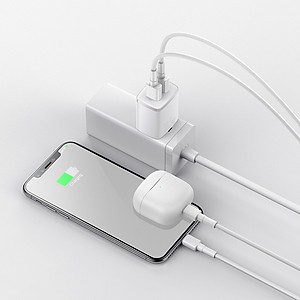 Củ sạc Baseus hỗ trợ sạc nhanh 2.1A sạc được 2 thiết bị cùng lúc tiết kiệm được 20-40% thời gian sạc - Hàng chính hãng