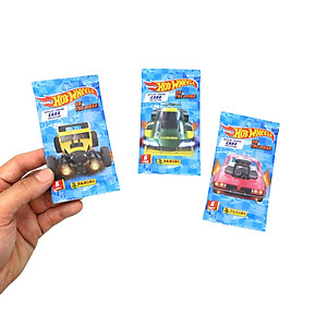 Gói Thẻ Hình Hot Wheels - Panini (6 Card Ngẫu Nhiên/Túi)