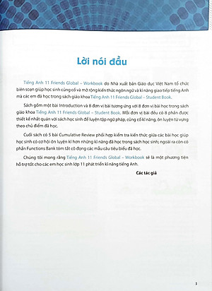 Tiếng Anh 11 Friends Global - Workbook (2023)