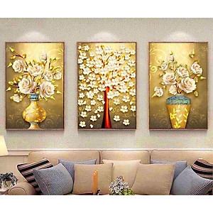 Tranh tráng gương cao cấp bộ 3 