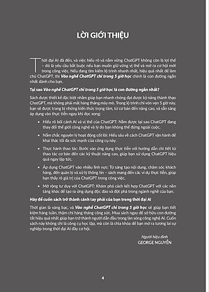 Kiếm Tiền Cùng ChatGPT - Vào Nghề ChatGPT Chỉ Trong 5 Giờ Học - Vanlangbooks