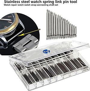Hộp Chốt lò xo dây đồng hồ 270 cái (8-25mm) Milliken