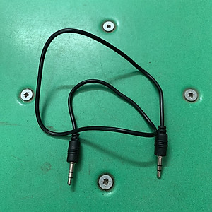 Dây cắm AUX 2 đầu 3.5 dùng kết nối Loa Bluetooth với Máy tính, Laptop, TV, cáp âm thanh, jack 3.5mm dài 50cm - Hàng nhập khẩu