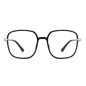 Gọng Kính Giả Cận Nam Nữ Tròng Chống Ánh Sáng Xanh Thời Trang Hàn Quốc VINIEL VINIEL ABL6L + Tặng 8 miếng đệm mũi chống trượt - Hàng Chính Hãng