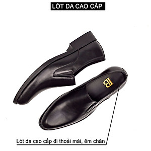 Giày lười da nam công sở Bụi Leather G107 - Da bò Nappa cao cấp