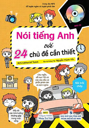 Sách Nói Tiếng Anh Với 24 Chủ Đề Cần Thiết (Kèm file MP3)