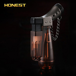 Vỏ Hột Quẹt Bật Lửa Khò 1 Tia Honest BCZ 185 Thiết Kế Nhỏ Gọn Đẹp Độc Lạ Lửa Khò Mạnh Mẽ - Dùng Gas Cao Cấp