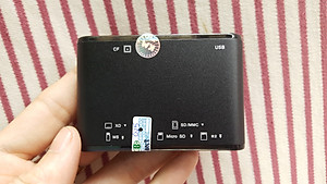 Đầu đọc thẻ nhớ All In One SSK Hộp Sắt (Đọc tất cả các loại thẻ) - Hàng Nhập Khẩu