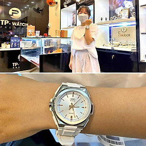 Đồng Hồ Nữ Dây Nhựa Casio Standard LWA-300H-7EVDF Chính Hãng - LWA-300H-7E Gờ Kim Loại