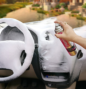 Bình Vệ Sinh Ghế Da - Nội Thất Ô Tô Flamingo F002 650ml HÃNG PHÂN PHỐI CHÍNH THỨC