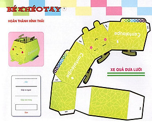 Sách Cắt Và Dán Hình 3D - Bé Khéo Tay