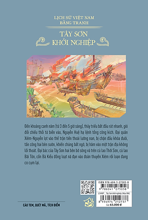 Sách Lịch sử Việt Nam bằng tranh - Tây Sơn khởi nghiệp (Bản màu)