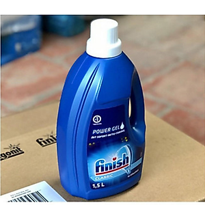 Combo Bột rửa bát Finish 2,5kg + nước bóng finish 750ml + muối Finish 1.5kg