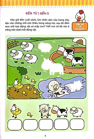 Sách Toán Học Cho Trẻ Mẫu Giáo: Lớp Lá 1