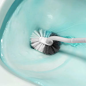 Chổi Cọ Bồn Cầu Nhà Vệ Sinh Đầu Chữ S Cong Kèm Móc Treo Chà Sạch Khe Hẹp WC Cao Cấp
