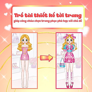 Sách thời trang Công chúa - Sách bóc dán sticker cho bé gái