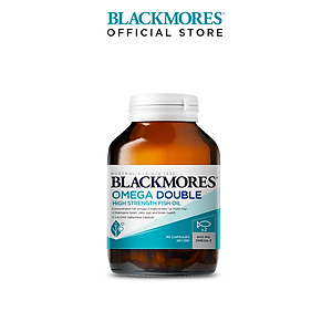 Combo 2 Lọ Viên Uống Dầu Cá Bổ Sung Omega Hỗ Trợ Cho Tim, Mắt và Da Blackmores Double Omega High Strength 90 Viên/Lọ