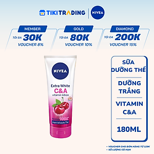 Sữa Dưỡng Thể Dưỡng Trắng Nivea Nivea Extra White C & A Vitamin - 170ml - 99191