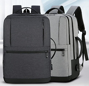 Ba lô du lịch thể thao nam công suất lớn phong cách mới tích hợp sạc USB tiện dụng và công nghệ chống thấm nước (15,6")