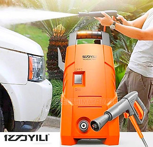 Máy Xịt Rửa Xe Cao Áp Rửa Xe Bọt Tuyết YILI 220V 1400W 90Bar Nhỏ Gọn Mạnh Mẽ Máy Rửa Xe Gia Đình
