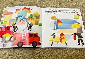 Bộ sách Cẩm nang an toàn cho bé 3 - 16 tuổi - Gồm 6 cuốn (an toàn khi Lạc đường, Động đất, Lũ lụt, Hỏa hoạn, Dịch bệnh, Tham gia giao thông) - Có file nghe