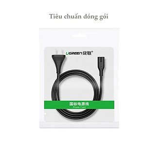 Ugreen UG40312CD159TK 1m dây nguồn số 8 dùng cho adapter sạc laptop - HÀNG CHÍNH HÃNG