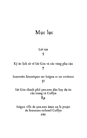 Sách Ký Ức Lịch Sử Về Sài Gòn Và Các Vùng Phụ Cận