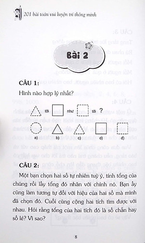 Sách 201 Bài Toán Vui Luyện Trí Thông Minh