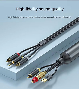 SOAIY Cáp Chuyển Âm Thanh Quang SPDIF, Đồng Trục Coxial Ra AV, AUX 3.5mm, Digital To Analog JH-Z239E Dài 1.5m - Hàng Nhập Khẩu