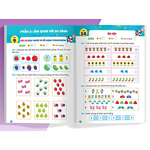 Sách Phiếu Luyện Toán Tư Duy Cùng Gấu Kiki 4. Tách Gộp Nhóm Số Lượng - Làm Quen Với So Sánh