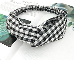 Băng Đô Cài Tóc Vải Caro_BDN09